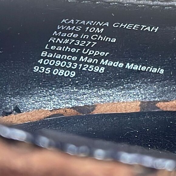 Dana Buchman Katarina Cheetah Print Suede Pumps sz 10 - Picture 4 of 12